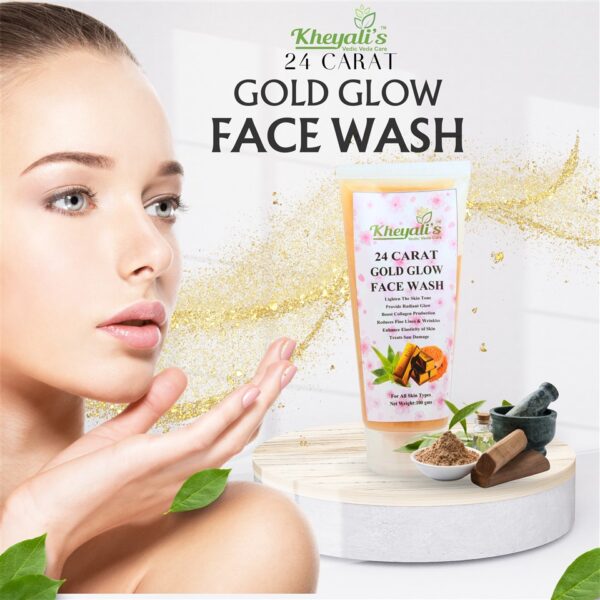 24 Carat Gold Glow Face Wash - 100 ML