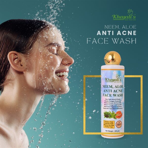 Neem & Aloe Vera Anti Acne Face Wash - 200 ML