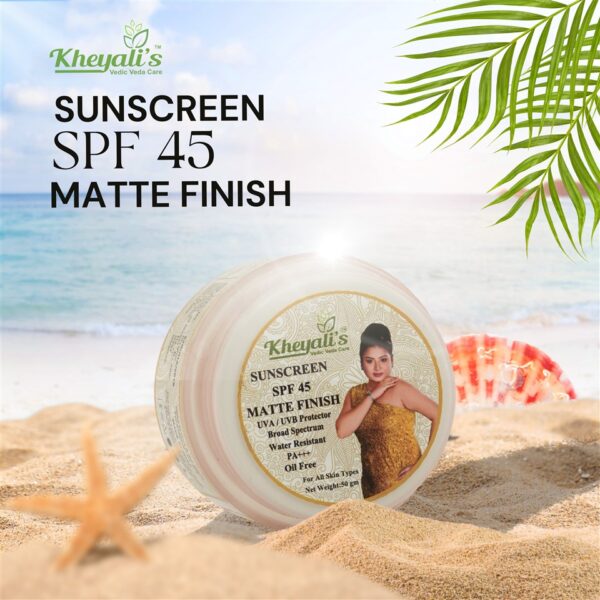 Sunscreen SPF 45 Matte Finish - 50 GMS