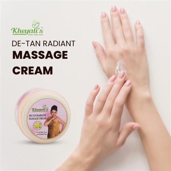 De Tan Radiant Massage Cream - 50 GMS
