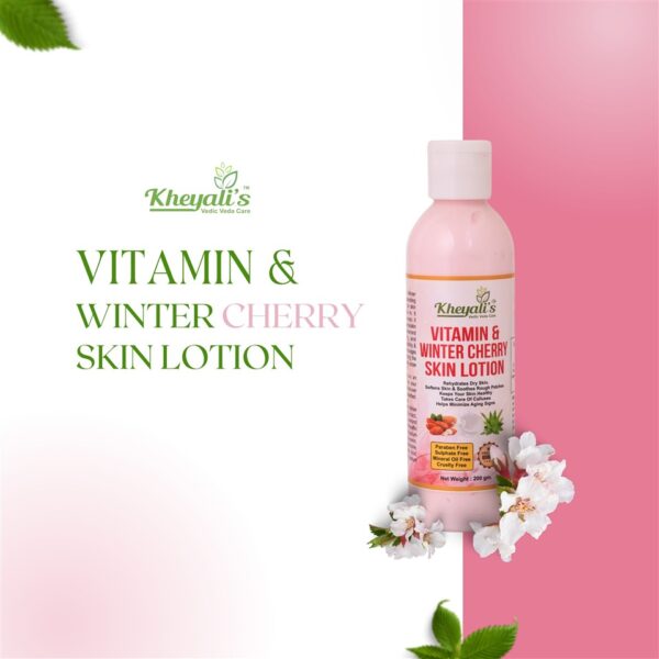 Vitamin & Winter Cherry Skin Lotion 200 GMS